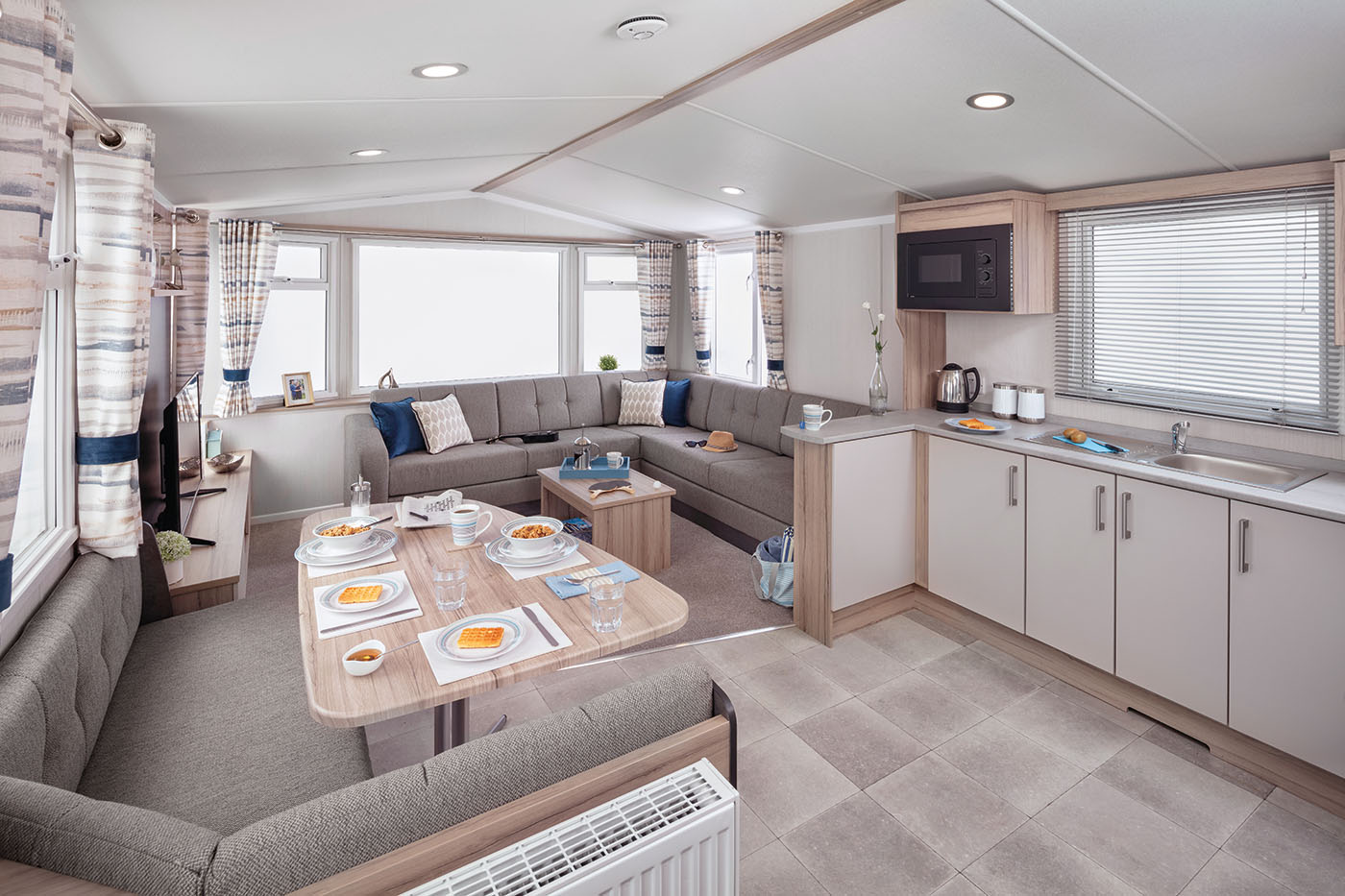 The 2024 Swift Loire Static Caravan in both 10ft and 12ft Models.